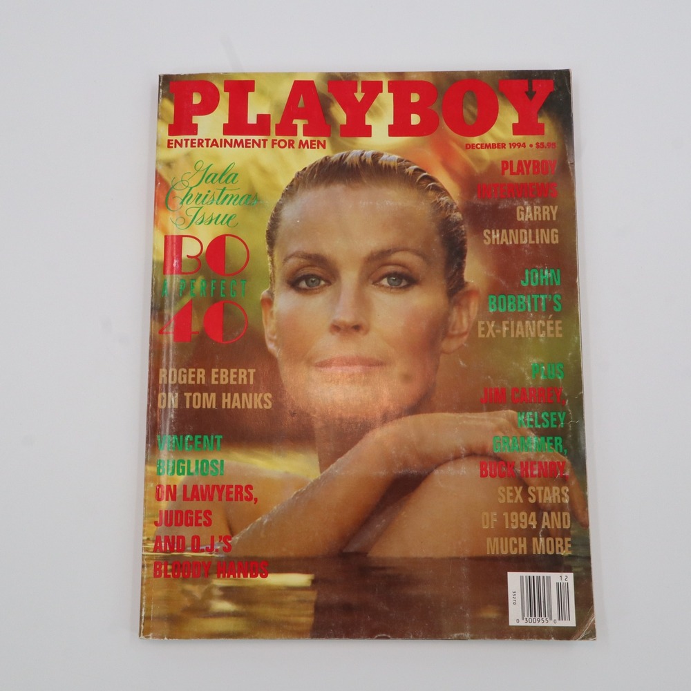 Playboy Magazine December 1994 Mens OS Multi Bo Derek Gala Christmas Issue 90s